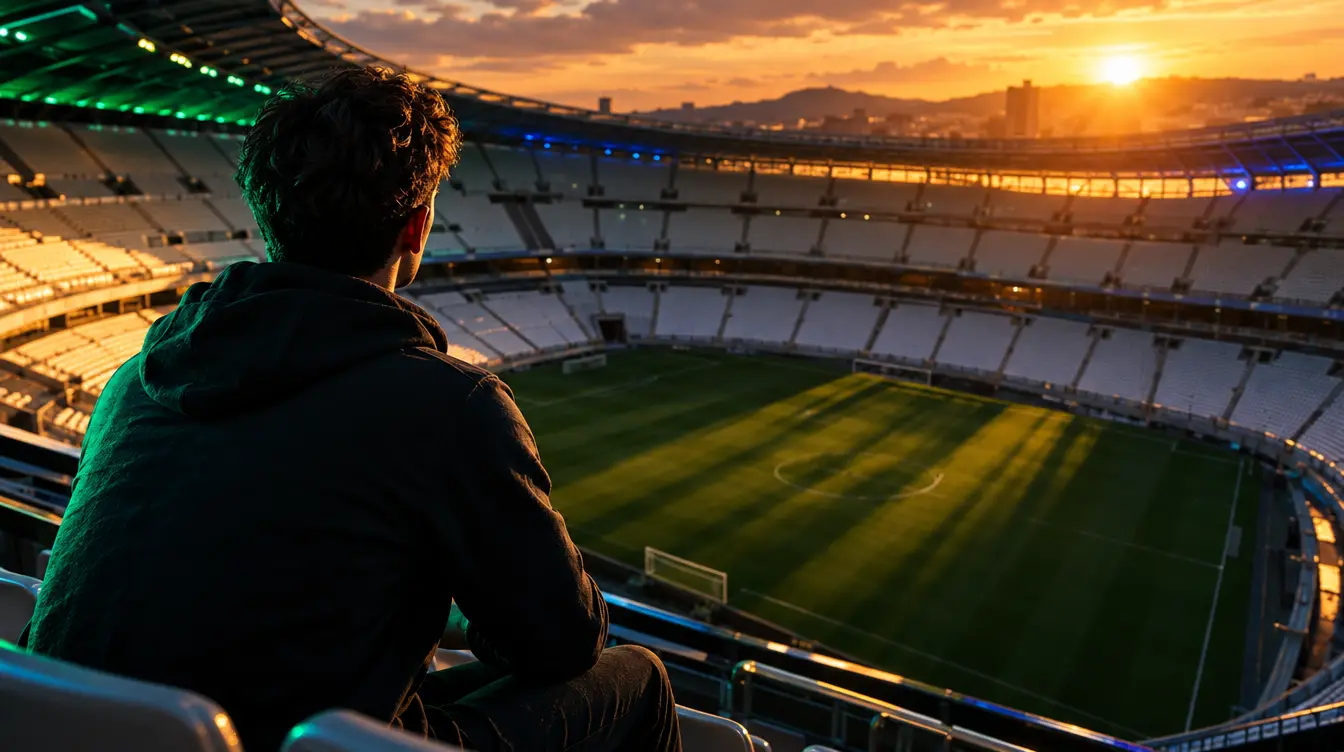 La Liga : grand stade espagnol au coucher du soleil